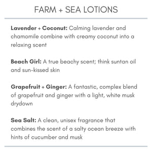 Farm + Sea Lotion 8oz
