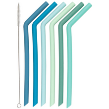 Load image into Gallery viewer, Silicone Smoothie Straws
