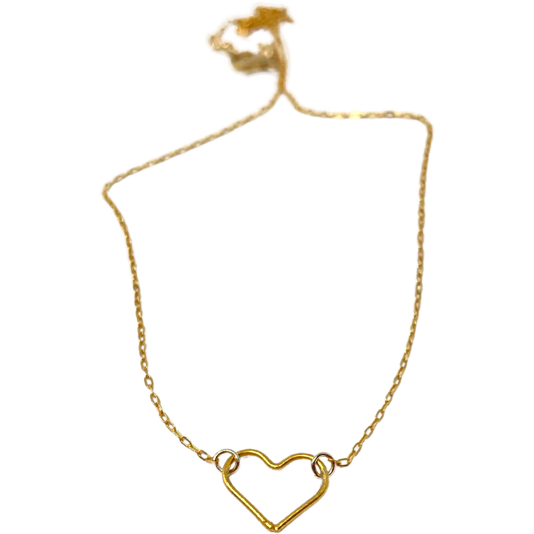 Open Heart Necklace