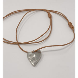 Pewter Heart Necklace